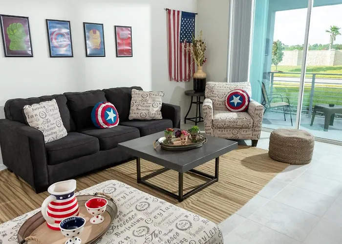 H - New 2 Bedroom Condo - 5 Miles To Disney - Free Water Park